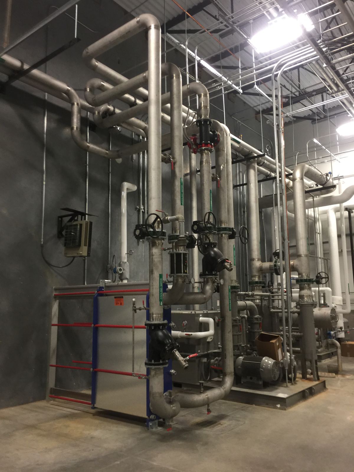 Plant utility piping