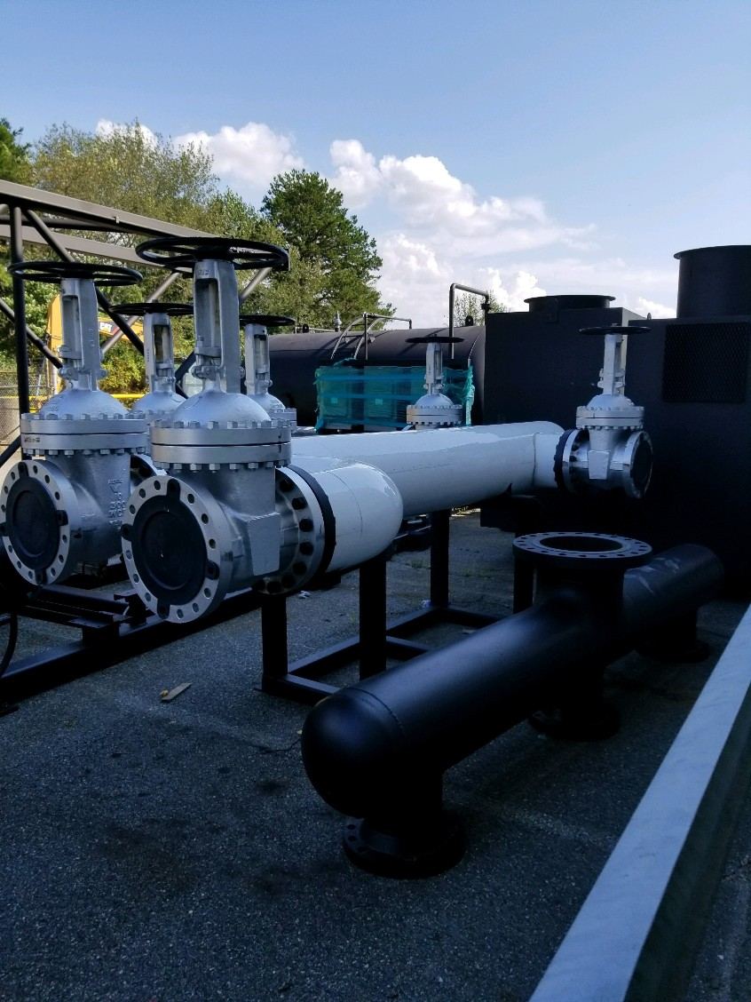 Valve station ready to install